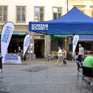 Tält för events reklamtält